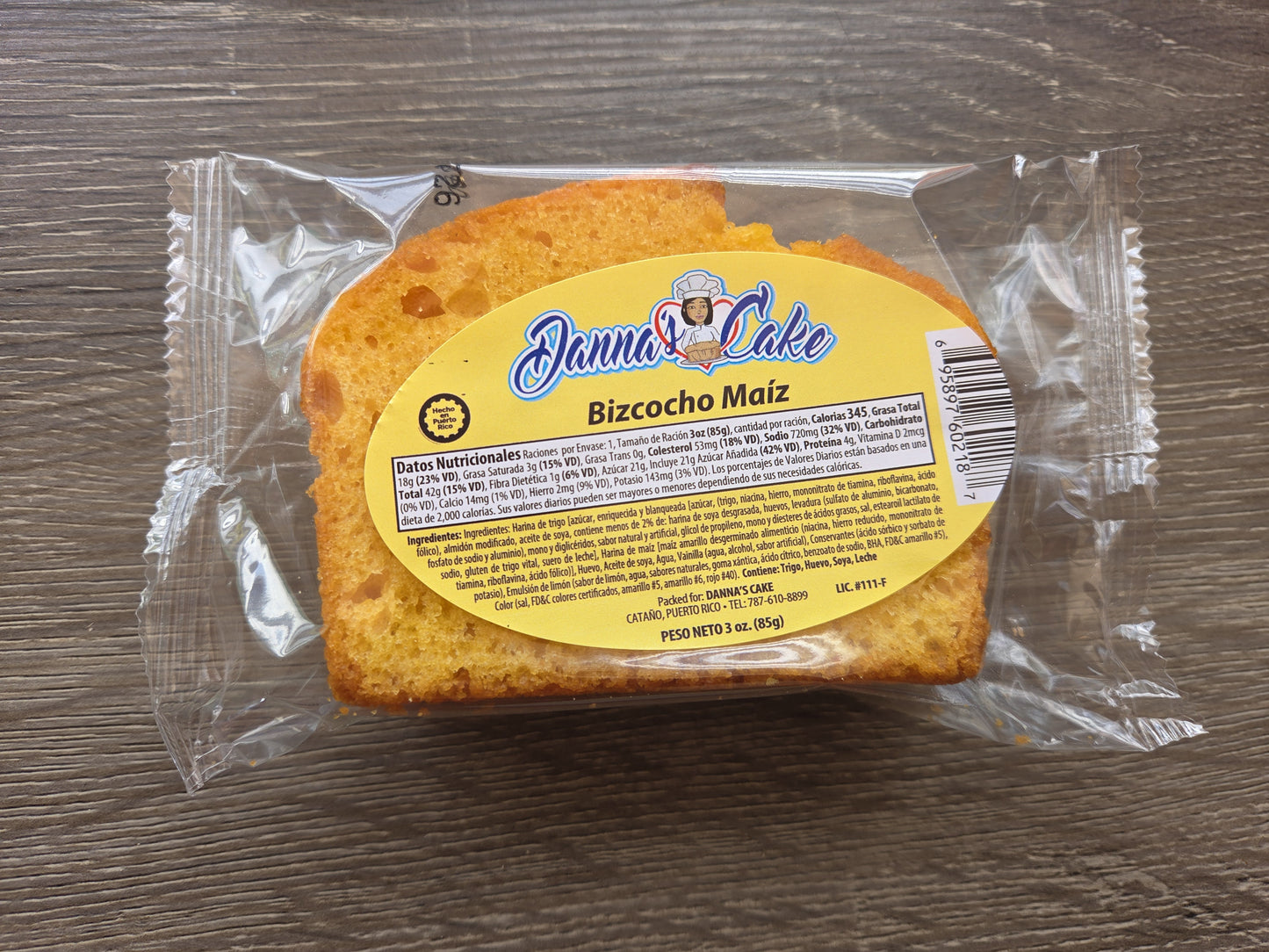 Danna's Cake Bizcochos — Maíz, Queso y Guayaba & Zanahoria