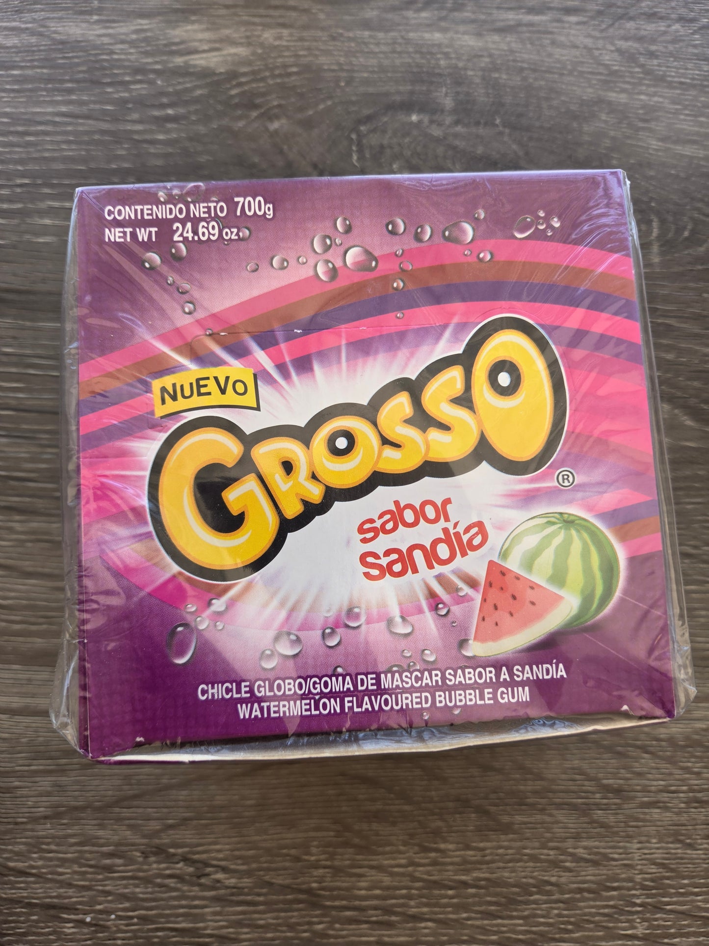 Grosso Bubble Gum Tutti Frutti, Mint, and Watermelon