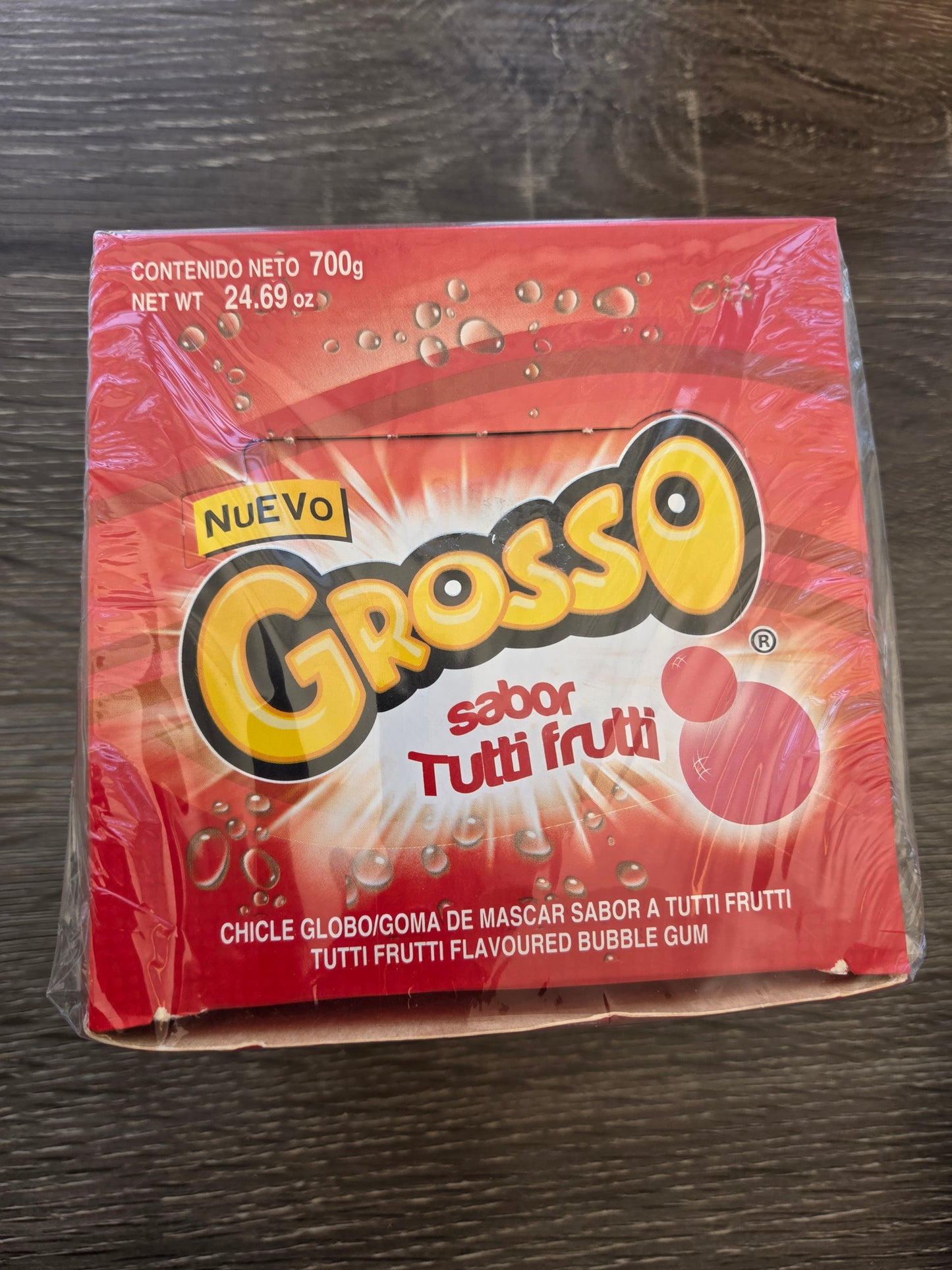 Grosso Bubble Gum Tutti Frutti, Mint, and Watermelon