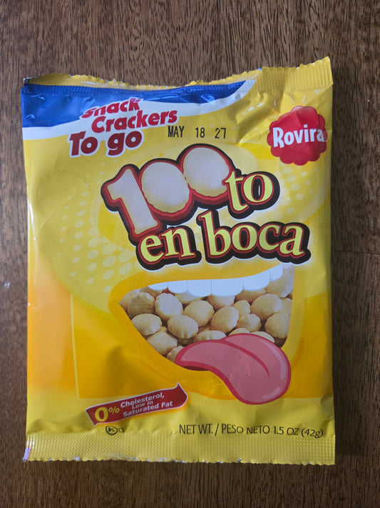 Rovira 100 En Boca Snack Crackers