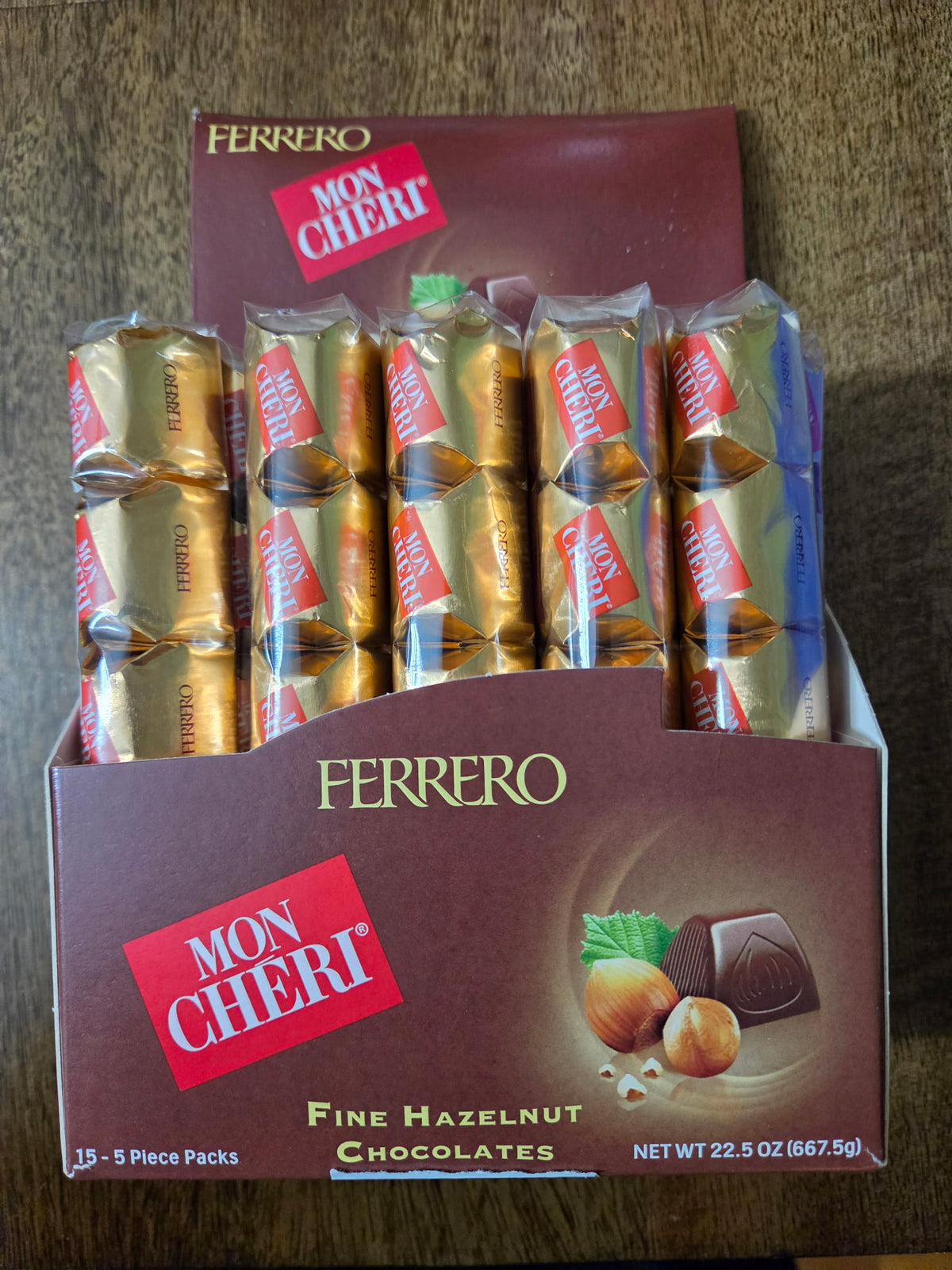 Ferrero Mon Chéri Fine Hazelnut Chocolates – 5 Piece Pack