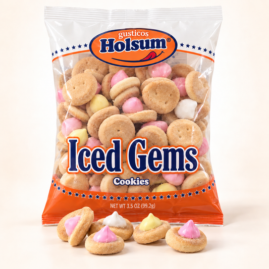 Holsum Iced Gems Cookies – 3.5 oz