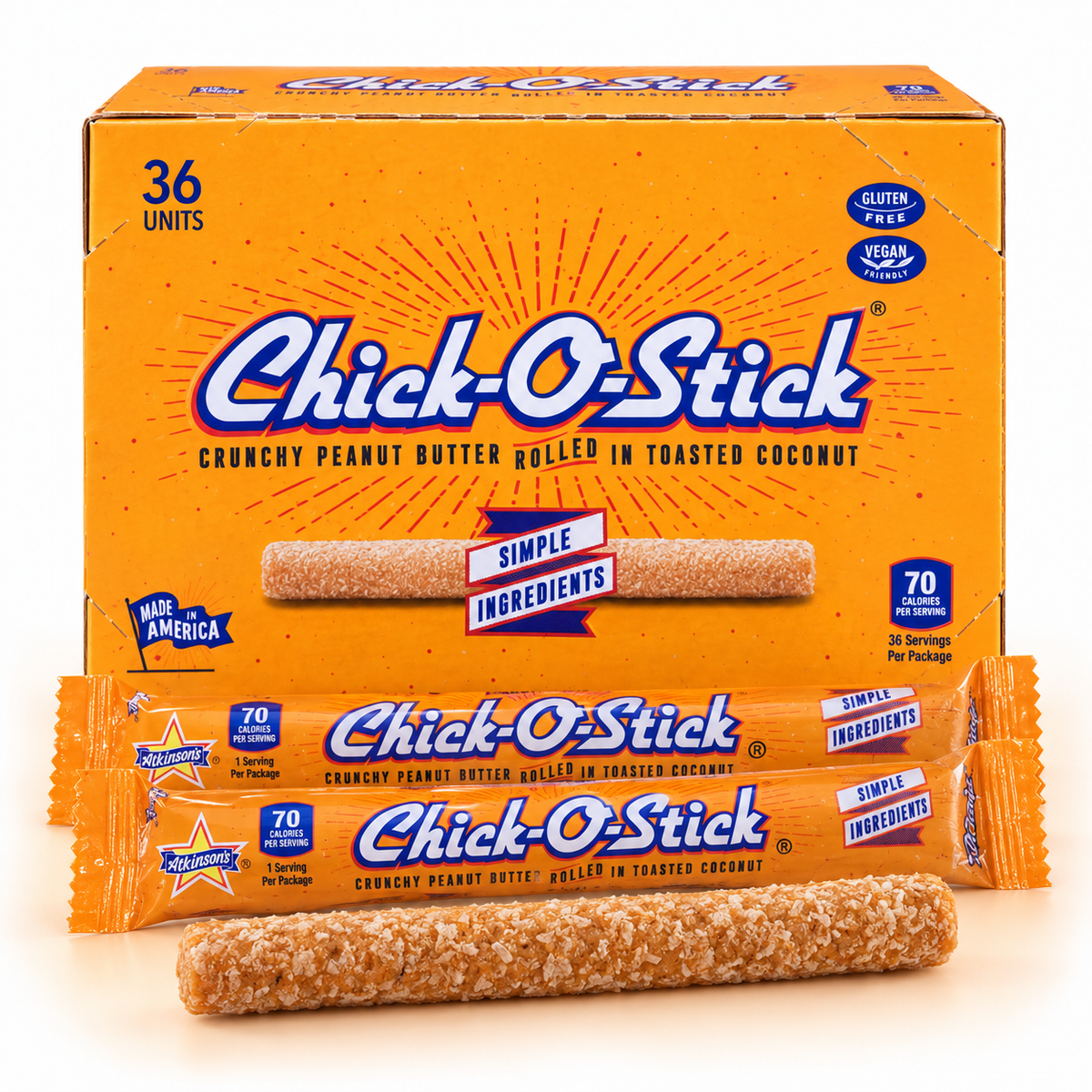 Chick-O-Stick Peanut Butter & Coconut Candy