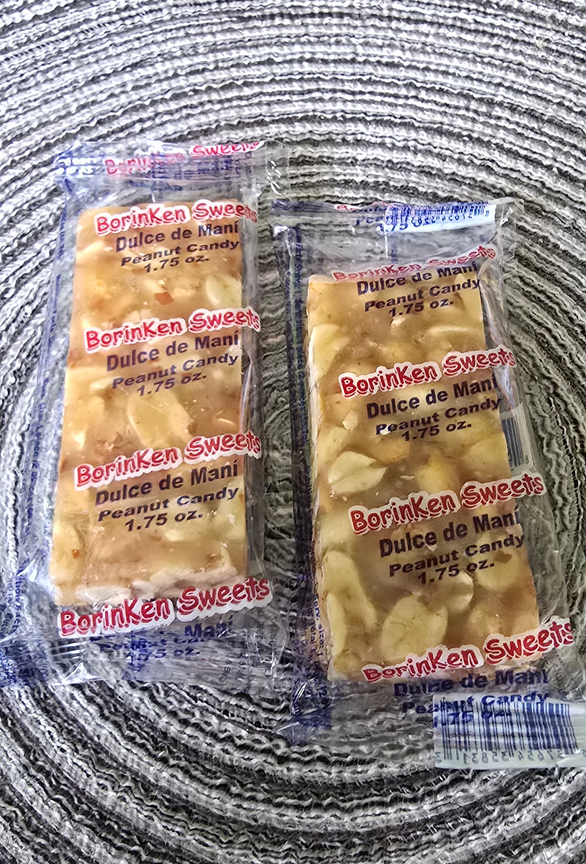 Borinken Sweets Dulce de Maní – Puerto Rican Peanut Candy Bar 2 oz