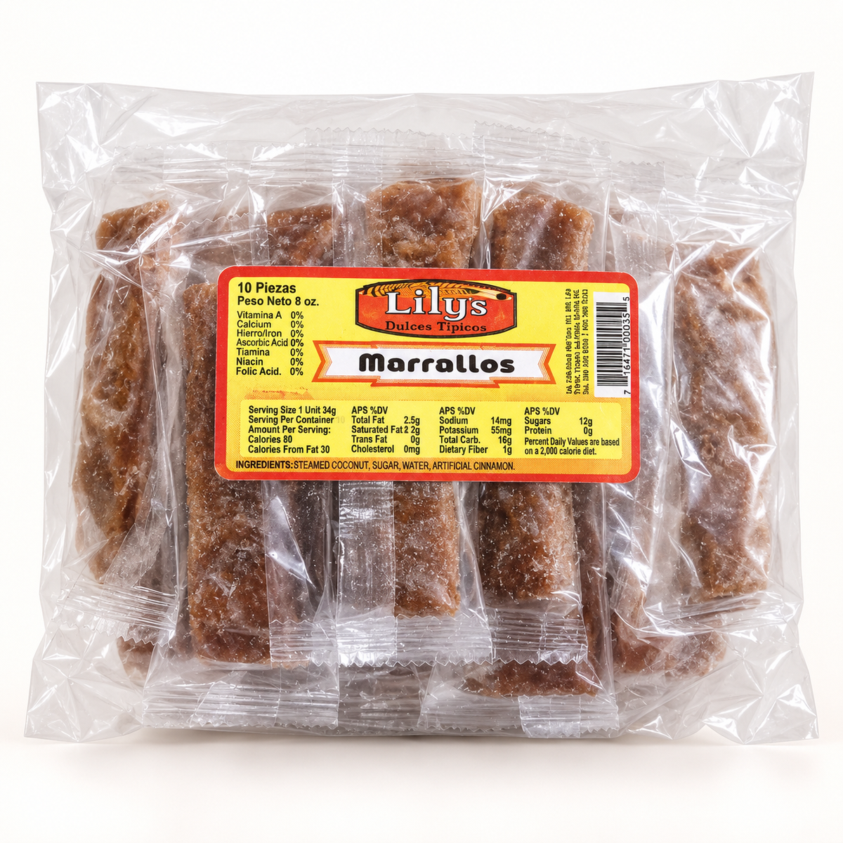 Lily’s Marrallos Coconut Candy – 10 Pieces | 8 oz