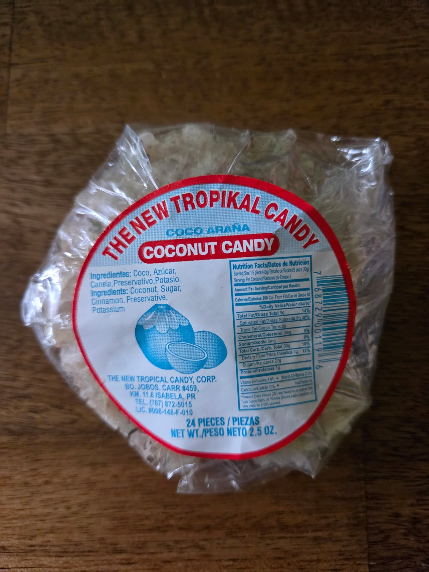 Tropikal Candy Dulce de Coco — Coconut Candy